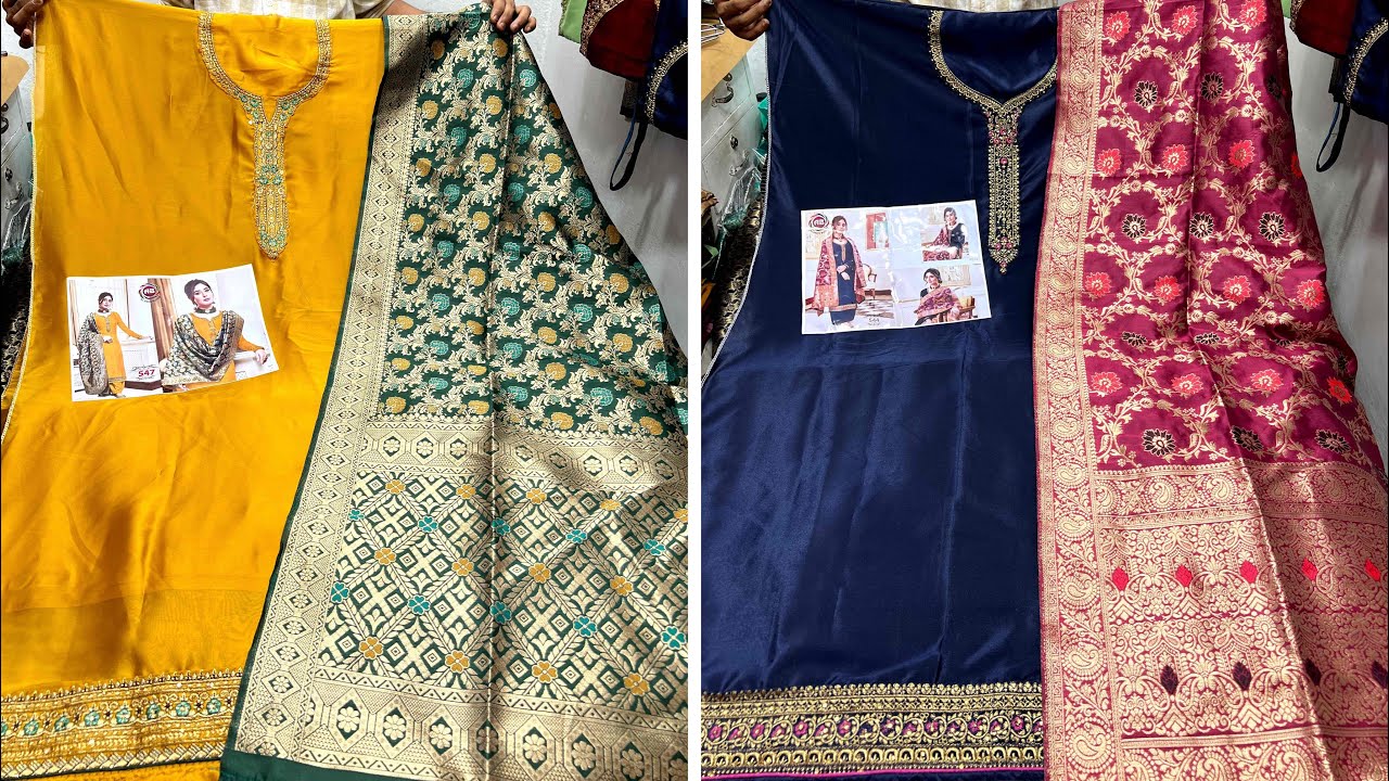 Luxury katan orna three piece on hot sale || অবিশ্বাস্য সেলে লাক্সারি কাতান ওড়না থ্রিপিস