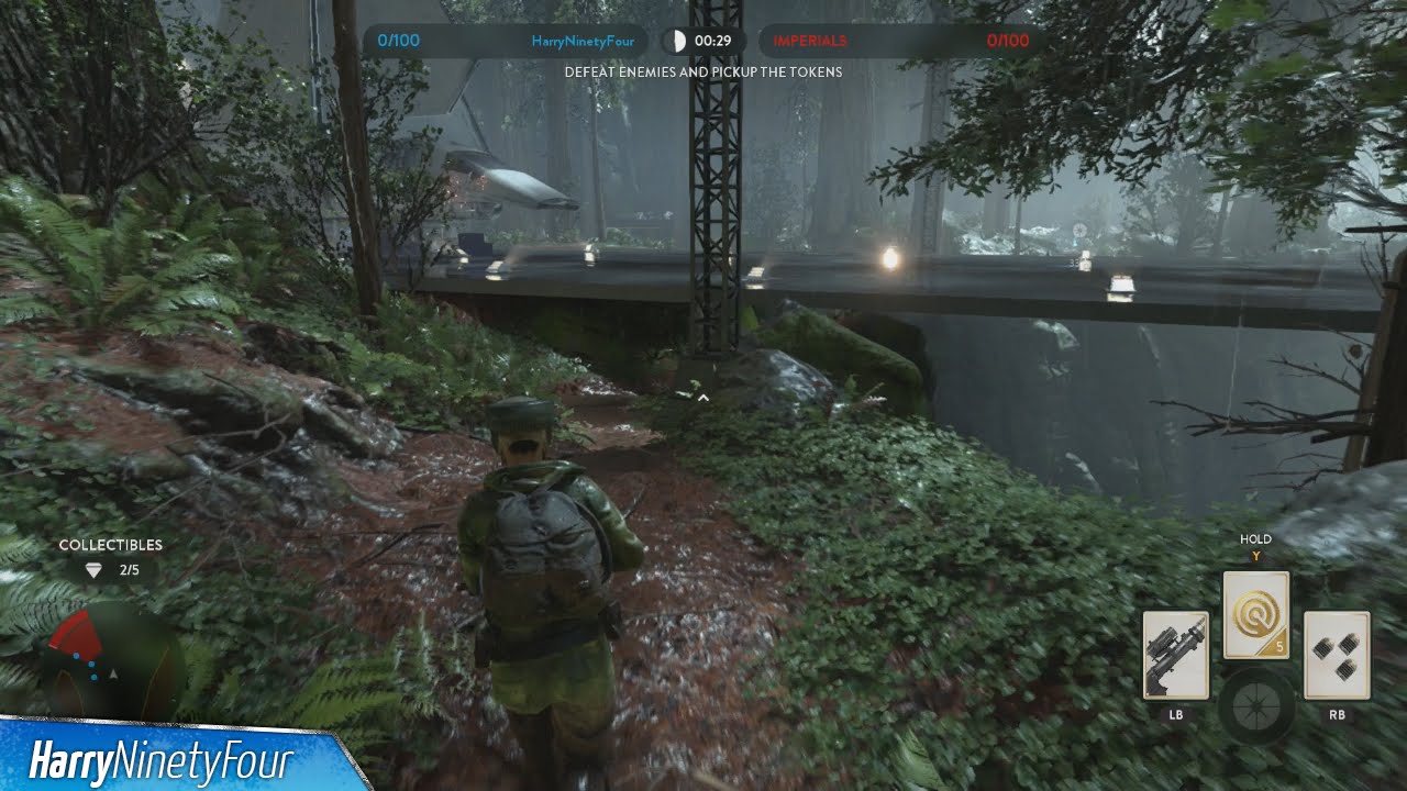Star Wars Battlefront - All Collectible Locations - Battle on Endor Collectible Guide