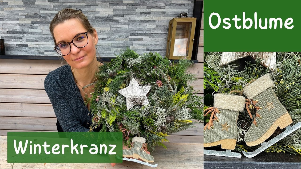 Kranz aus Zypressen - Türkranz selber machen