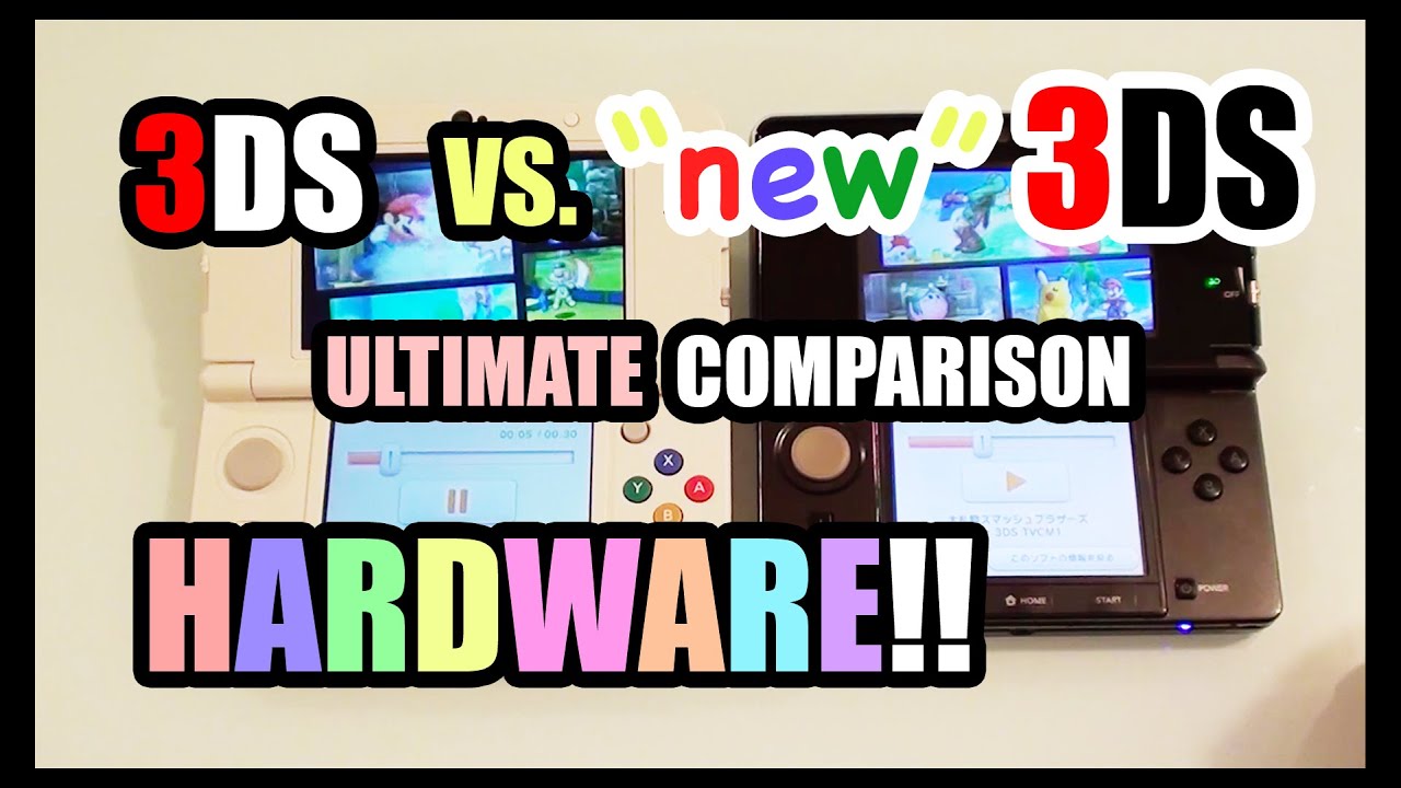 3DS против НОВОЙ Nintendo 3DS — ПОЛНОЕ СРАВНЕНИЕ [Аппаратное обеспечение]
