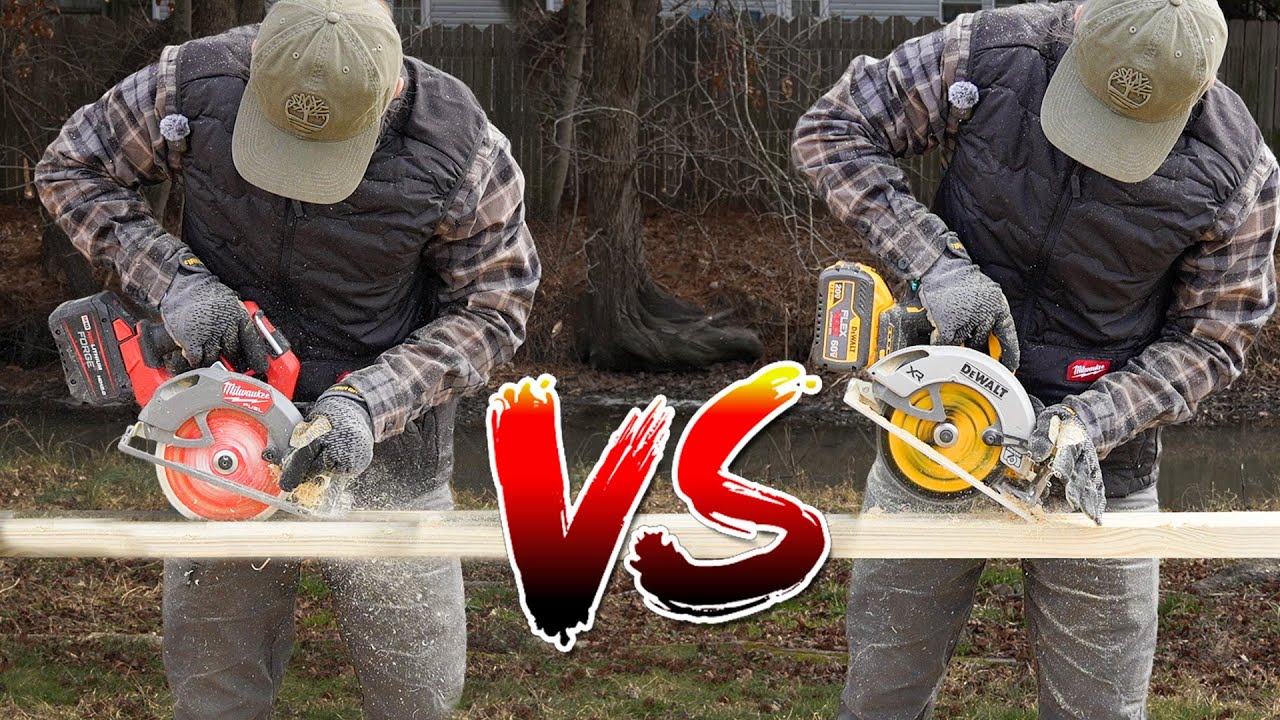 Тест лучших дисковых пил DeWALT DCS590 vs Milwaukee 2834