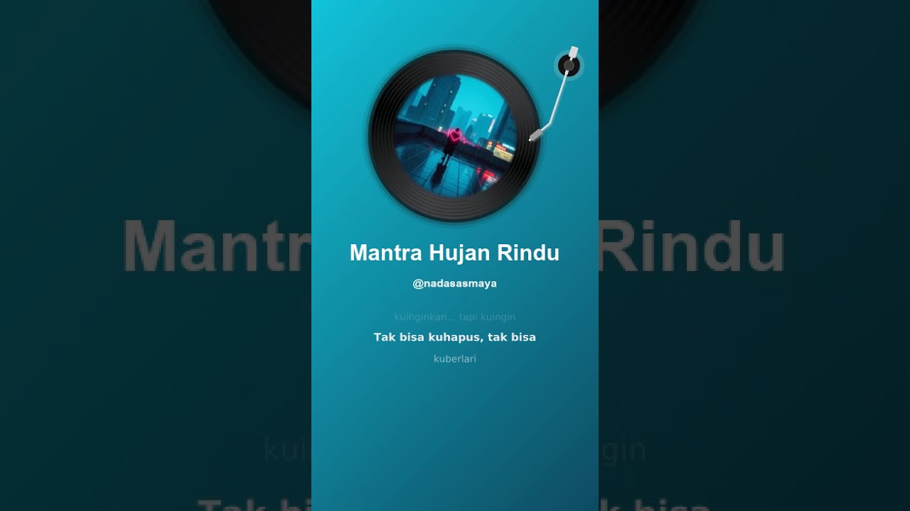 Mantra Hujan Rindu