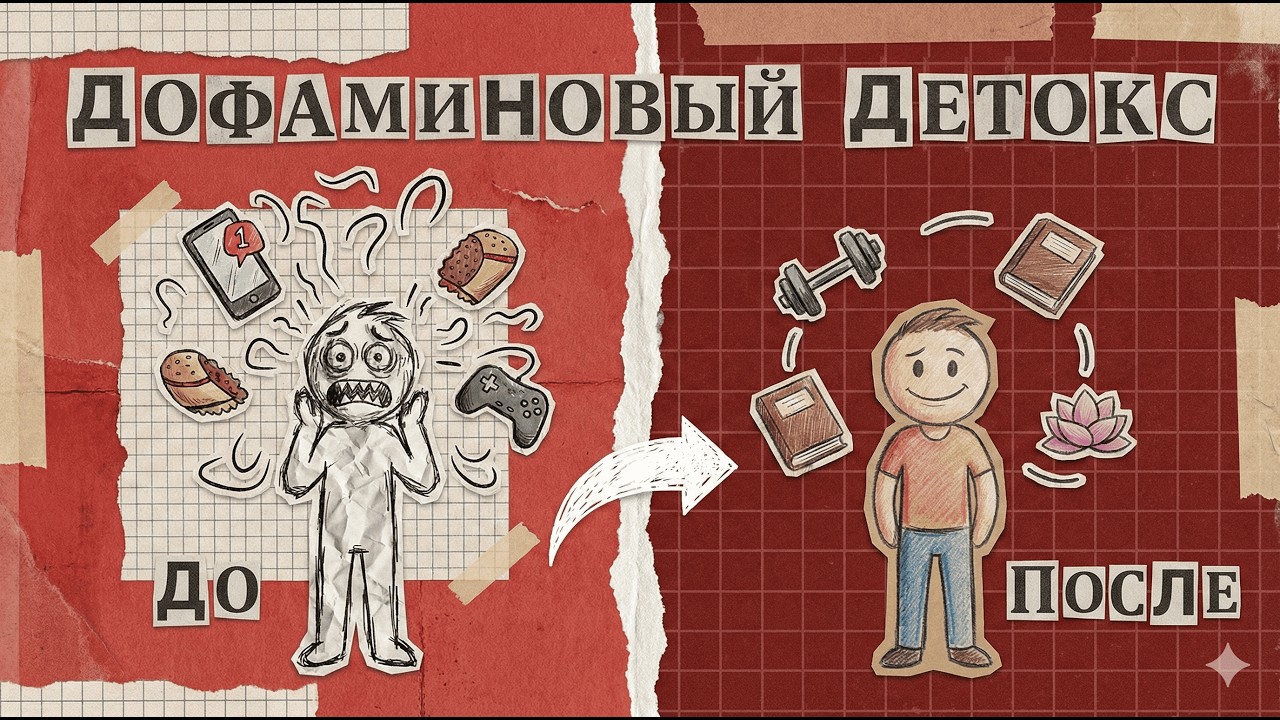 Как заставить мозг любить делать сложные вещи: дофаминовый детокс | Психология | Саморазвитие |