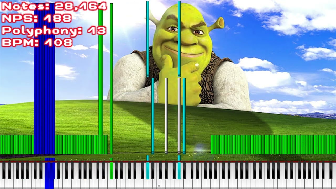 [Black MIDI] Smash Mouth - All Star (Black MIDI Cover by Carlos S.M.) - 44.52M Notes