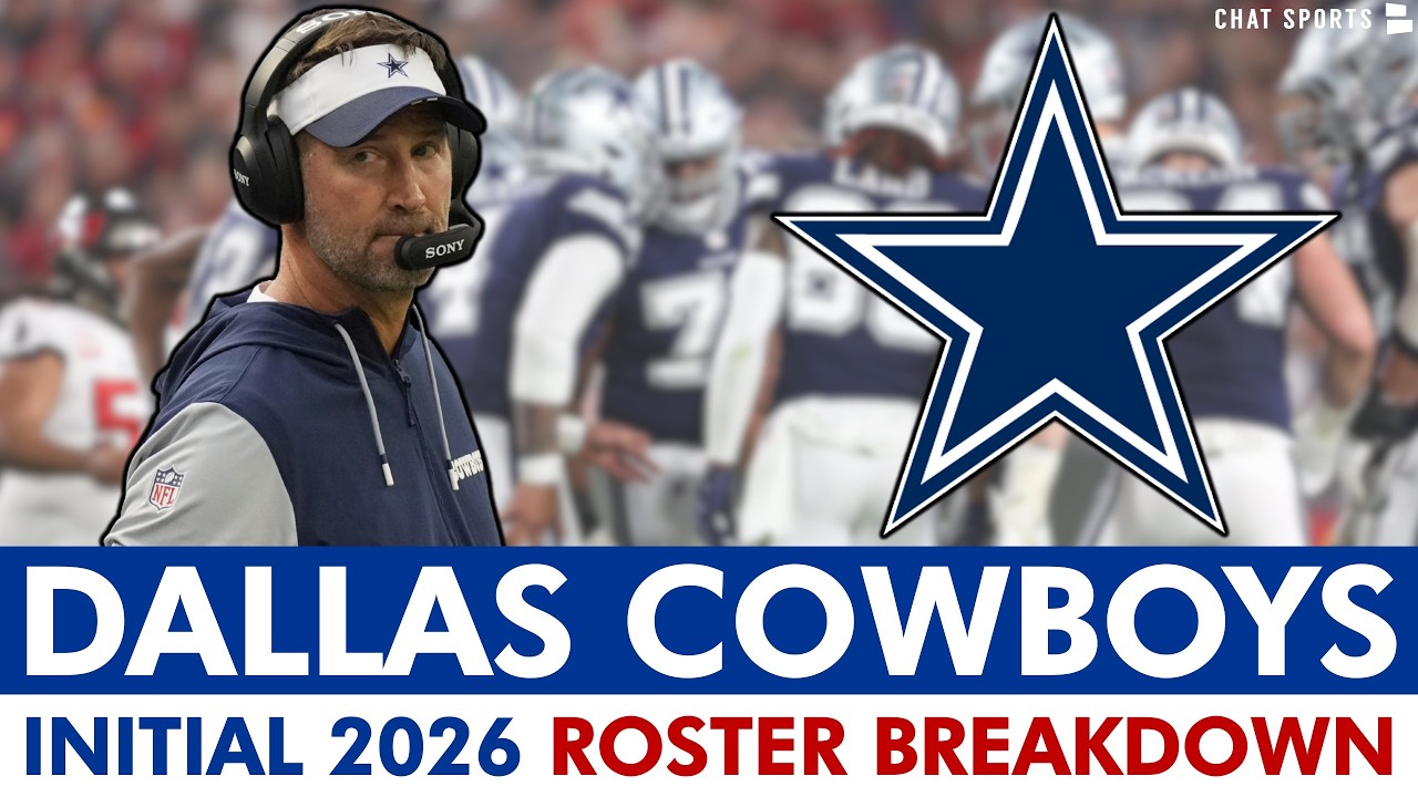 Dallas Cowboys Initial 2026 Roster Breakdown: Free Agents, Players Under Contract & Team Needs