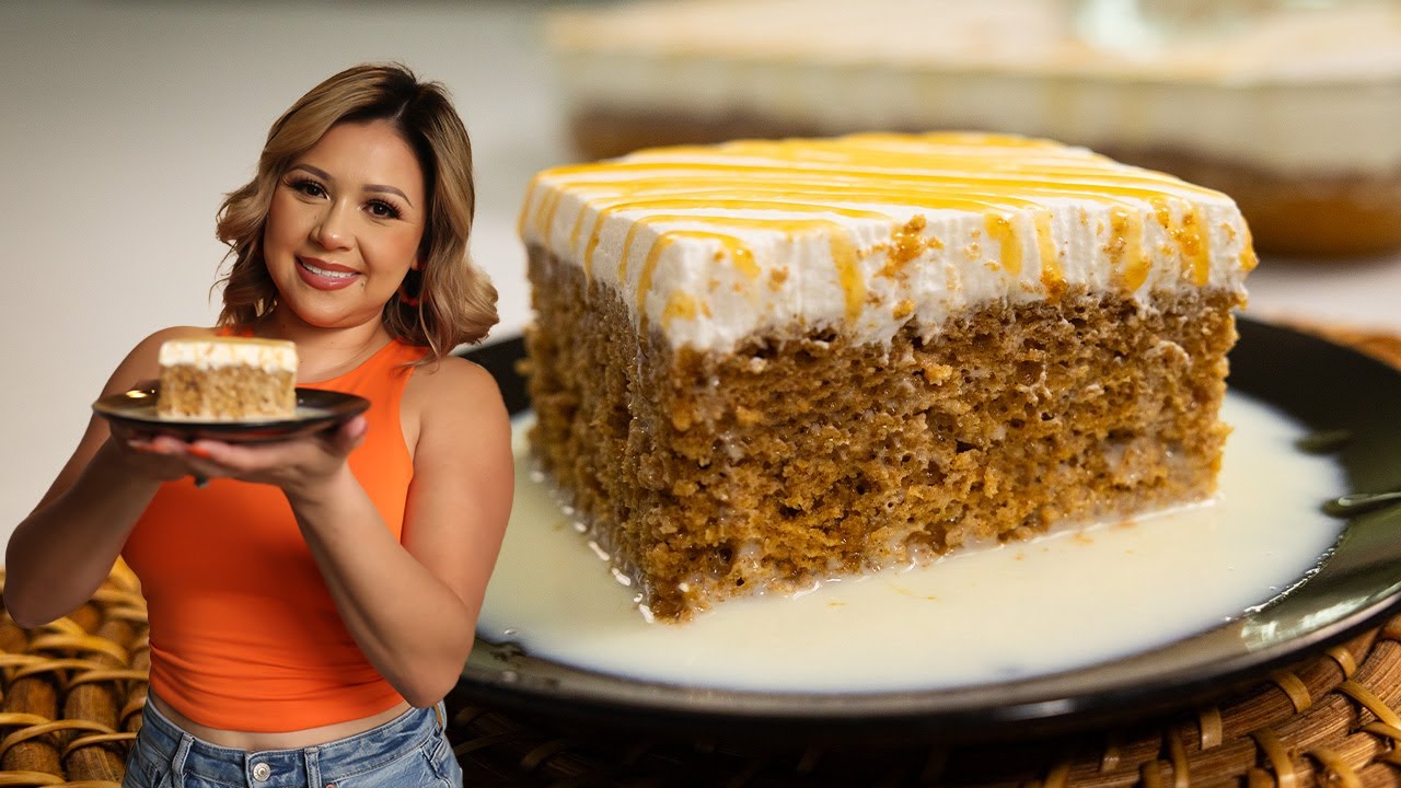 How to Make a PUMPKIN SPICE TRES LECHES CAKE &ndash; So Easy & Irresistibly Delicious!