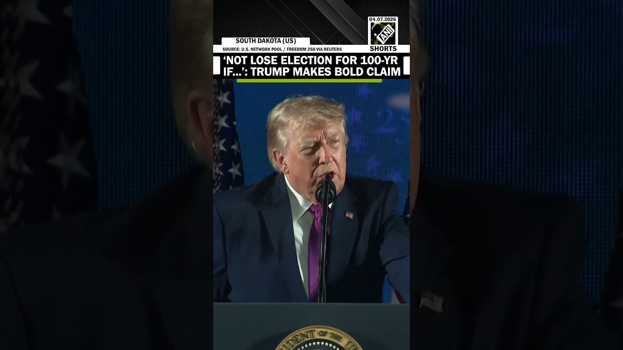 'We will not lose an election for 100 years If...': U.S. President Trump makes bold election claim