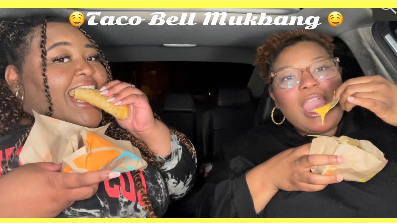 TACO BELL MUKBANG + “celebrity” drama😑