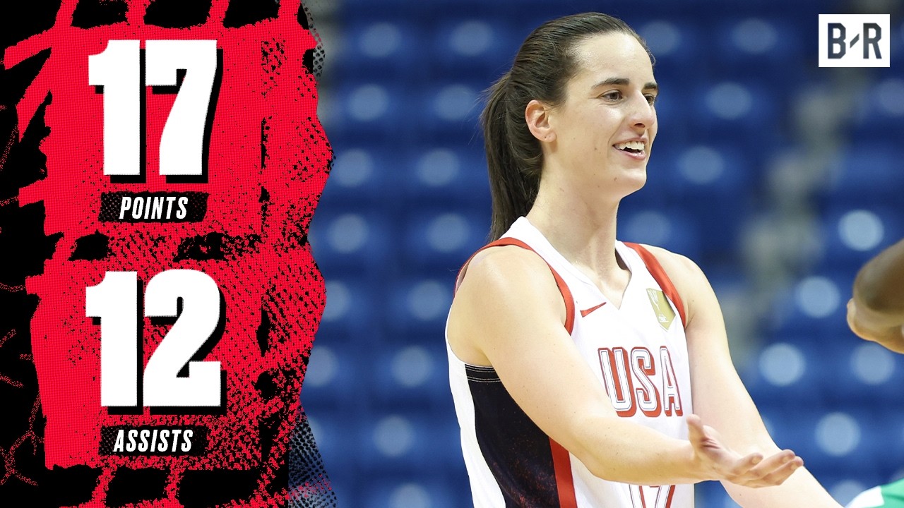 Every Caitlin Clark Bucket & Assist in USA Debut