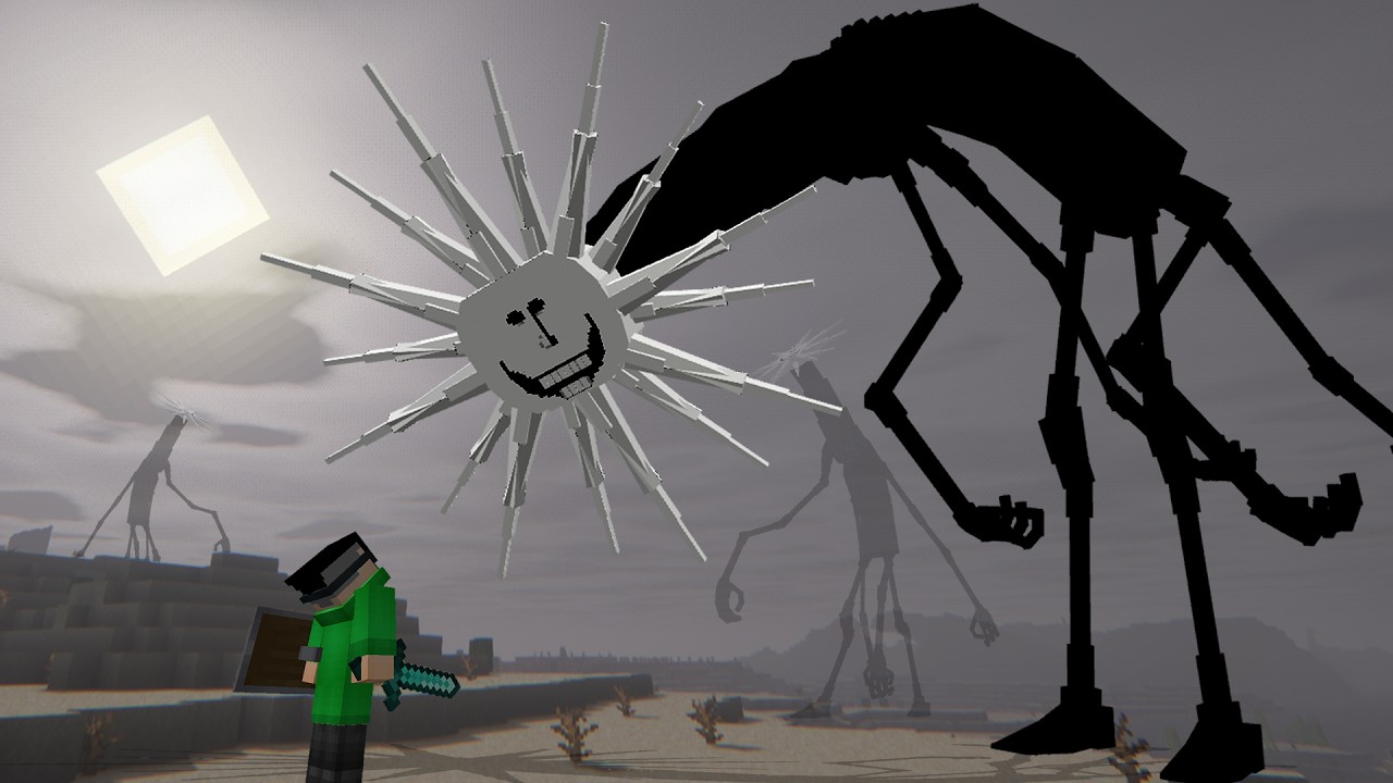BE AWARE OF THE SUNMAN | Minecraft Horror Mod