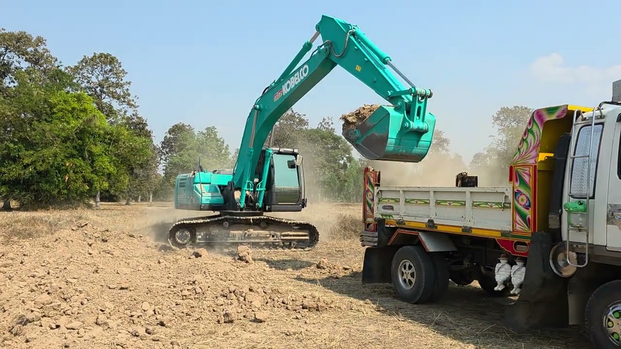 งานเยอะจัด Kobelco 200Sm มาเลย ทีมงานพรเจริญ