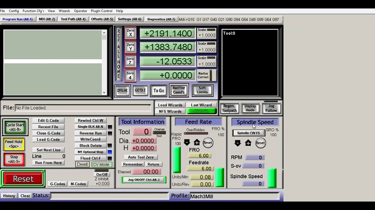 Mach3. Макросы и внесение изменений в интерфейс программы