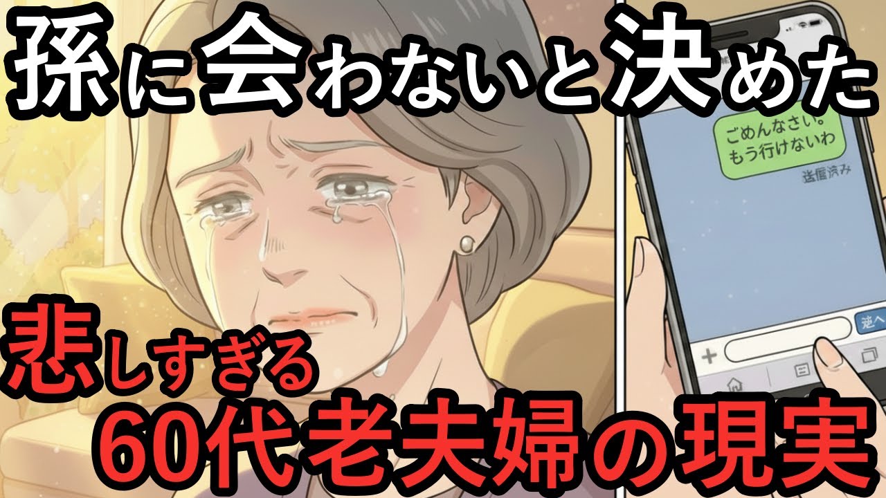 孫に会わない選択をした60代老夫婦。娘夫婦の悲しすぎる言葉に絶句【シニア朗読】
