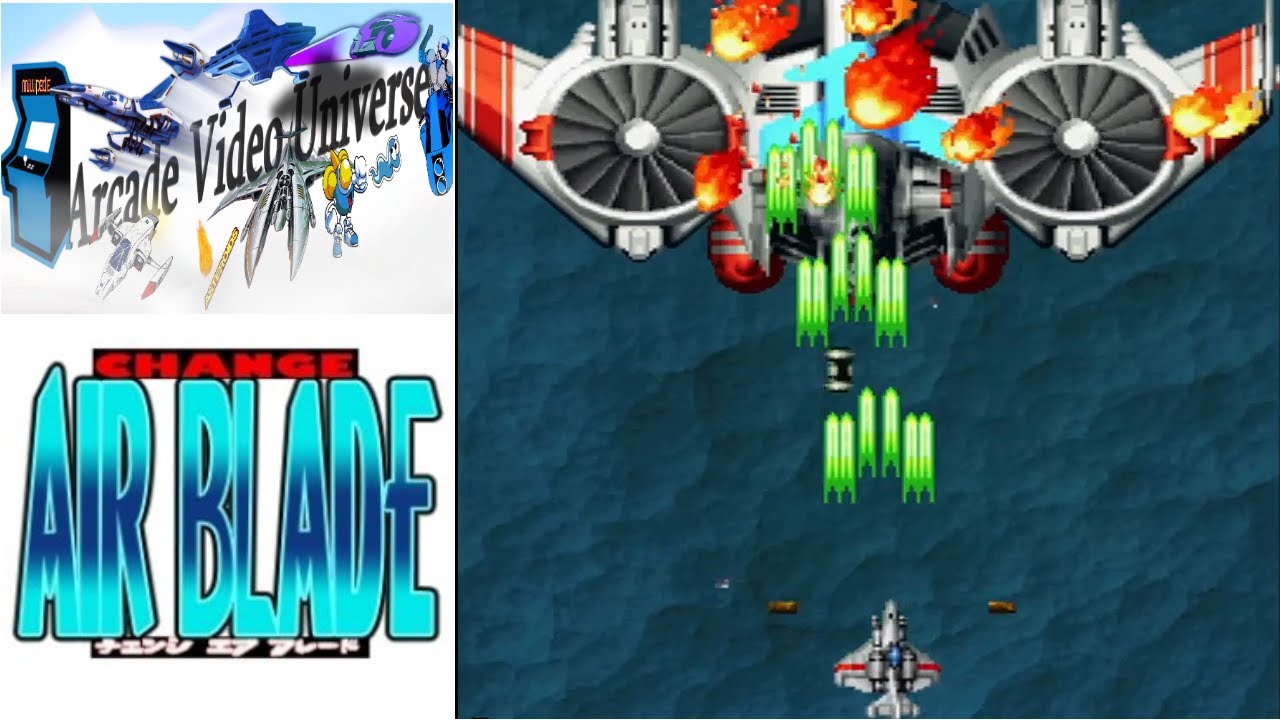 [AVU] Change Air Blade Arcade Shoot'em up FULL Game Complete playthrough Longplay SAMMY (1999)