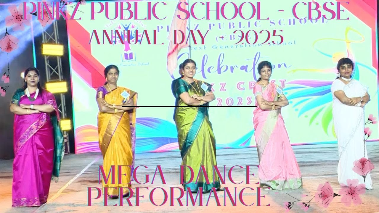 Mega Dance Performance - Pinkz Public CBSE School Annual Day - 2025