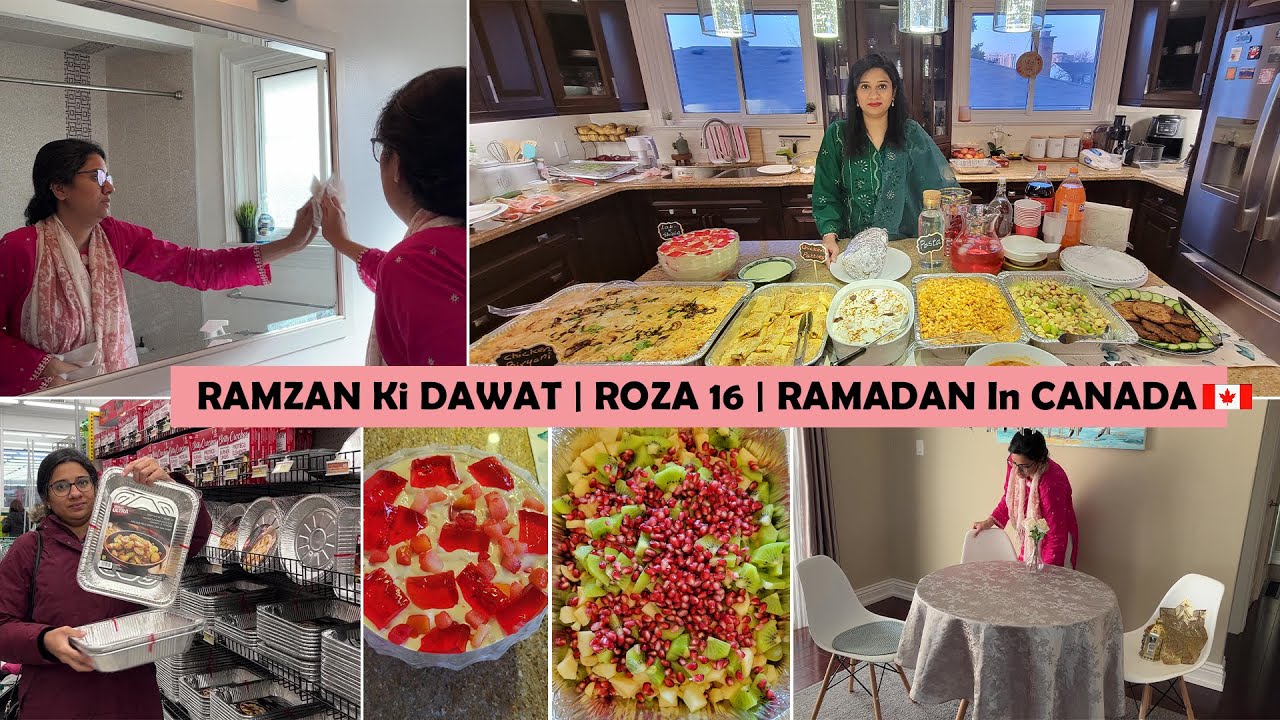Hum Canada mein Bari Bari Dawatein Akele Kese Manage Karte Hain | Special Iftar Menu | Ramadan Vlogs