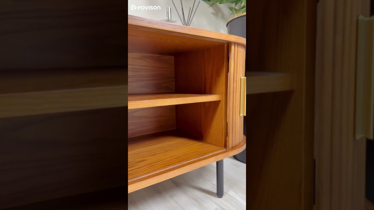 This TV Stand transformed my living room, with sophistication and elegance.