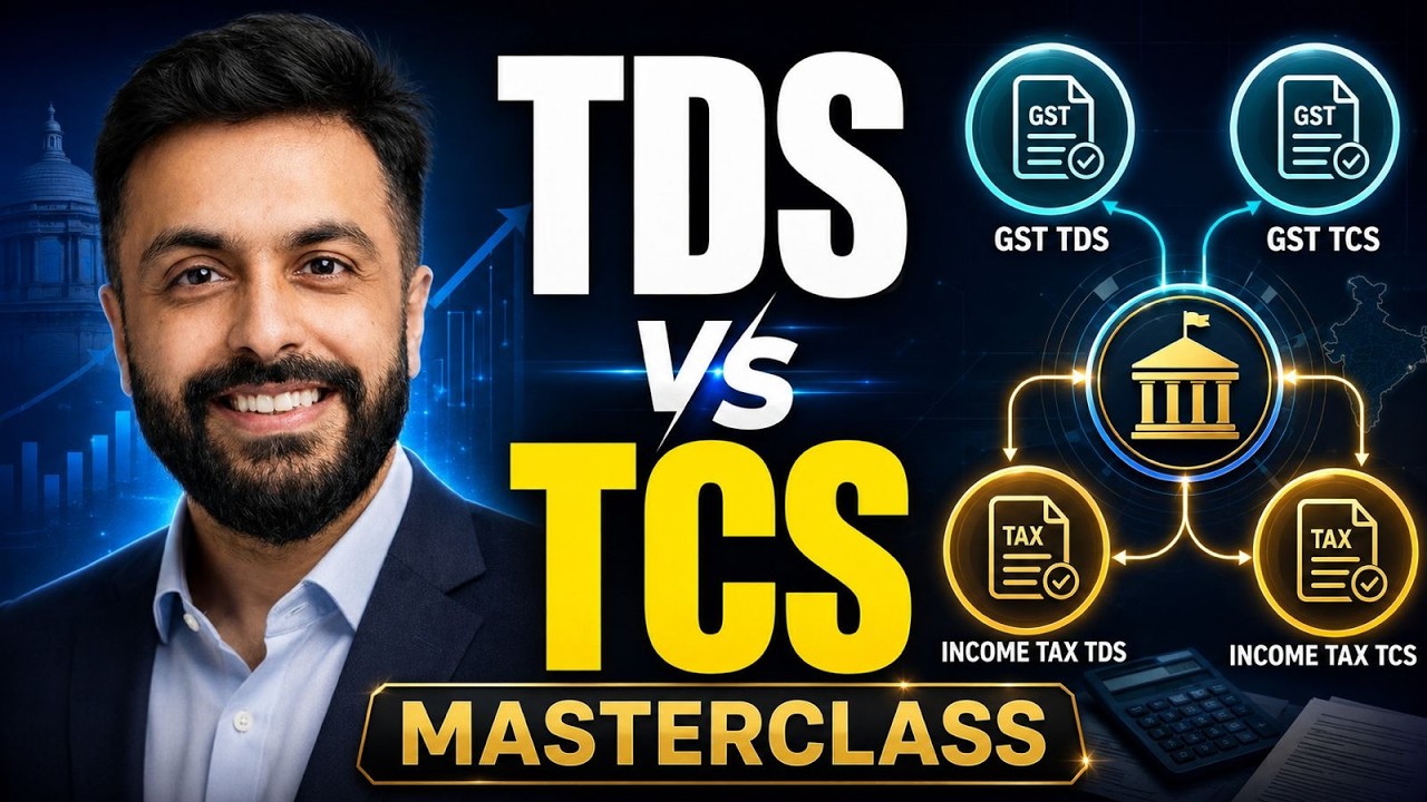 TDS vs TCS Simplified | GST TDS, GST TCS, Salary TDS, Amazon TCS Explained