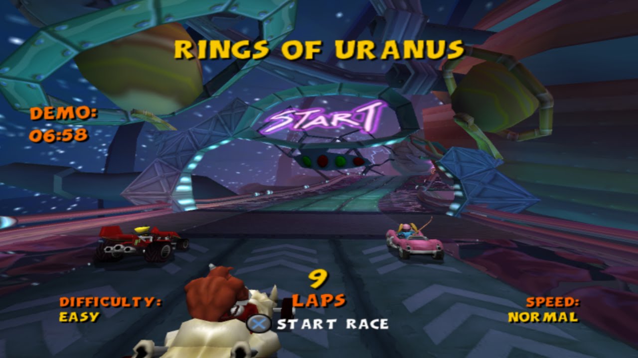 Crash Tag Team Racing Demo Music - Rings Of Uranus