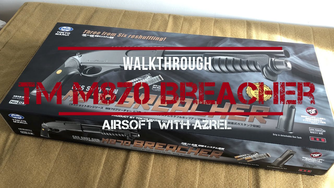 Tokyo Marui M870 Breacher Walkthrough - Airsoft with Azrel