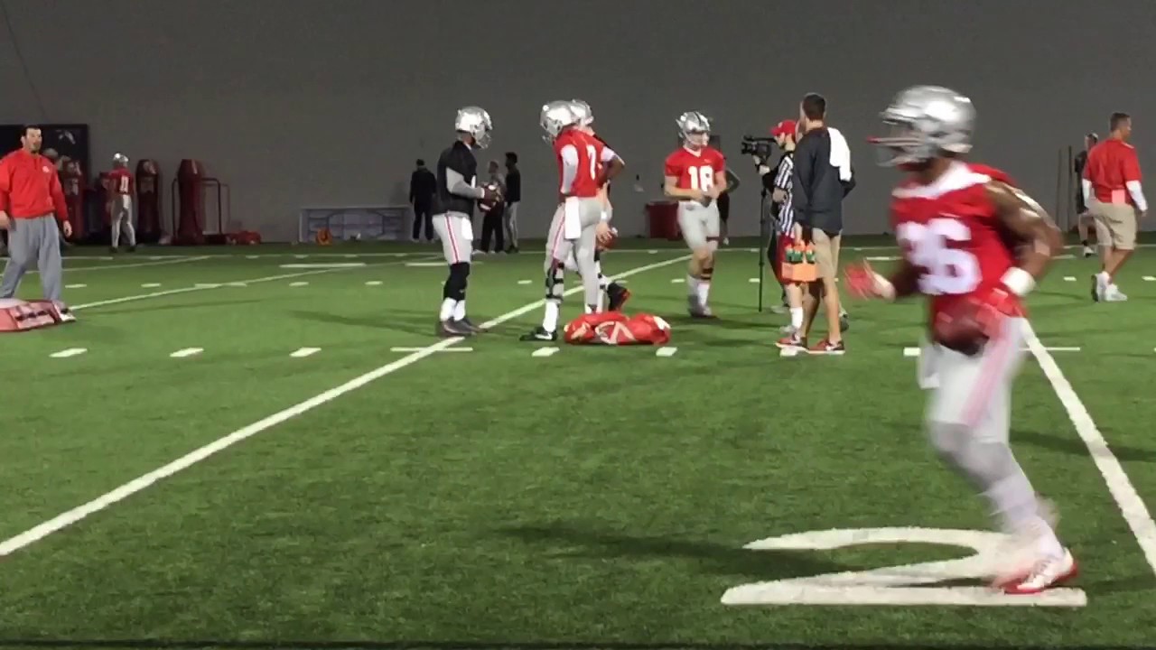 Ohio State RB Drills: Spring Football