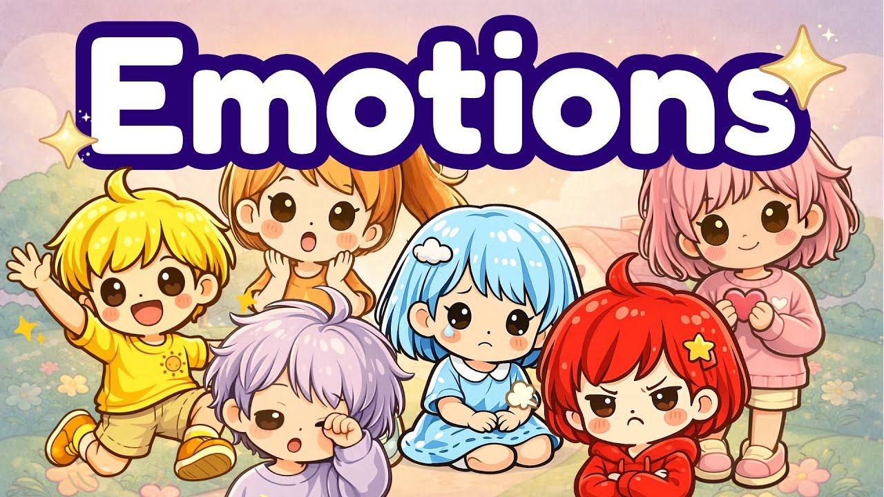 Learn Feelings for Kids 🌸 | Gentle Emotions Learning Video