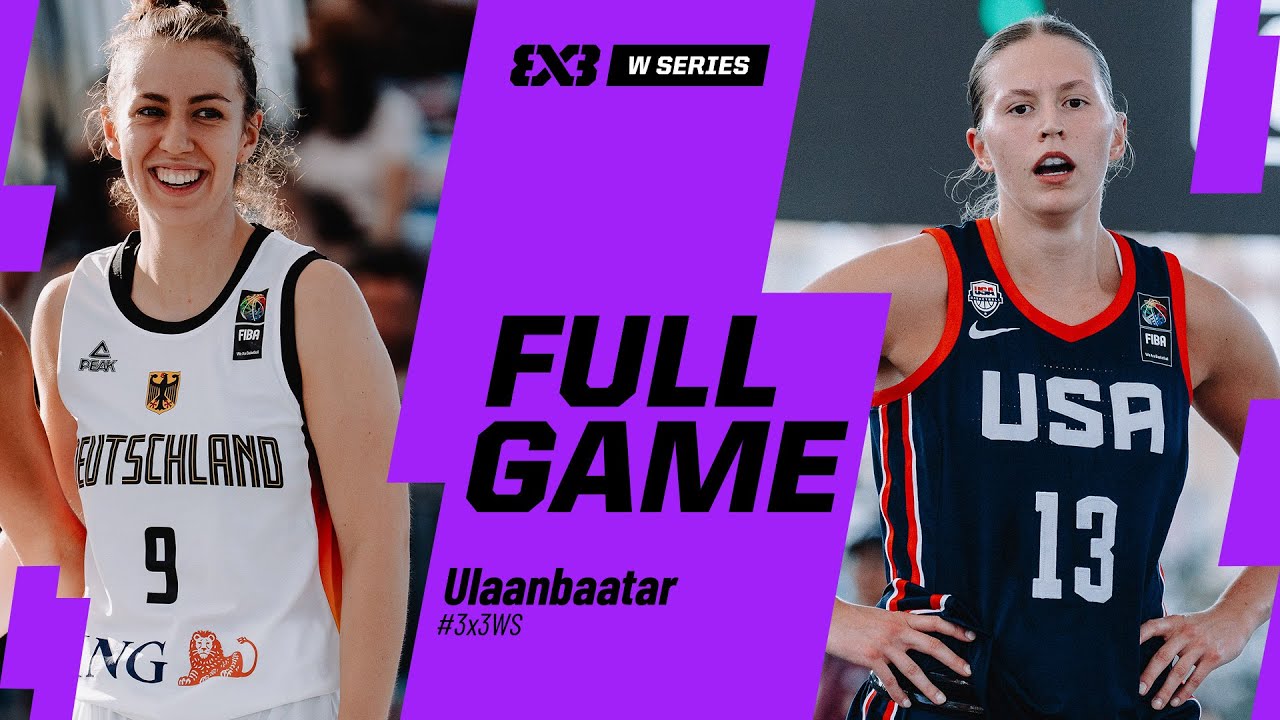 Germany 🇩🇪 vs United States 🇺🇸 | Full Semi-Finals | FIBA 3x3 Women's Series Ulaanbaatar 2025