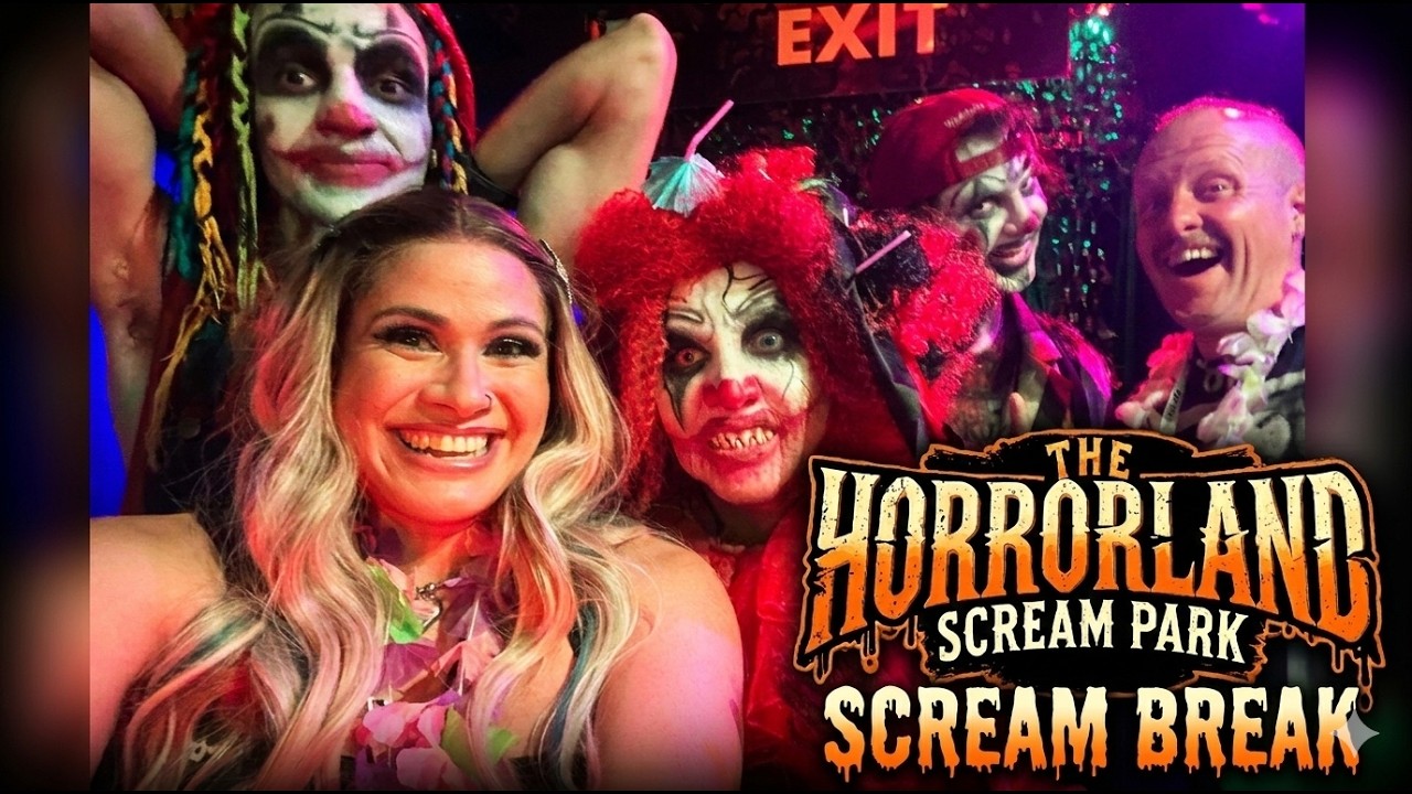 THE HORRORLAND MIAMI SCREAM BREAK 2026 !!! CRAZY CLOWNS HAVE INVADED MIAMI BEACH!!!