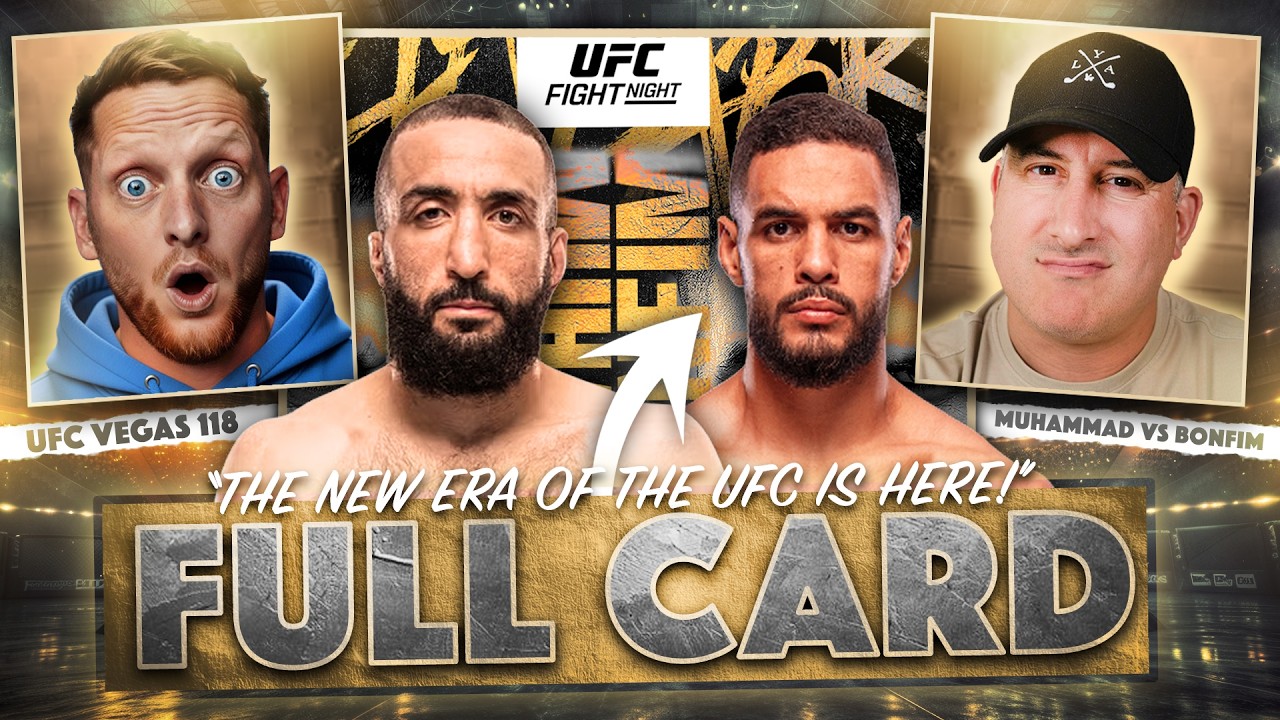 UFC Vegas 118: Muhammad vs. Bonfim  FULL CARD Predictions, Bets and DraftKings