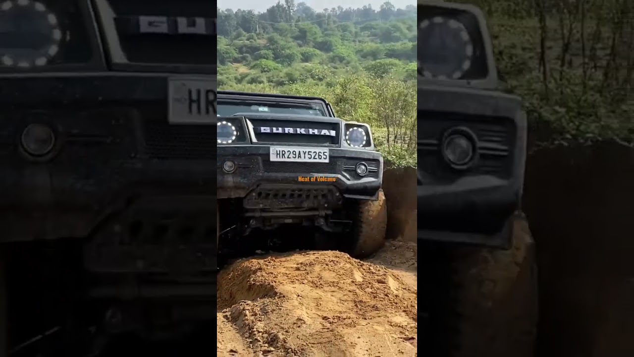 Force Gurkha vs Mahindra Thar #challenge #offroad #thar #gurkha #4x4 #shorts #viral #vs #mahindra