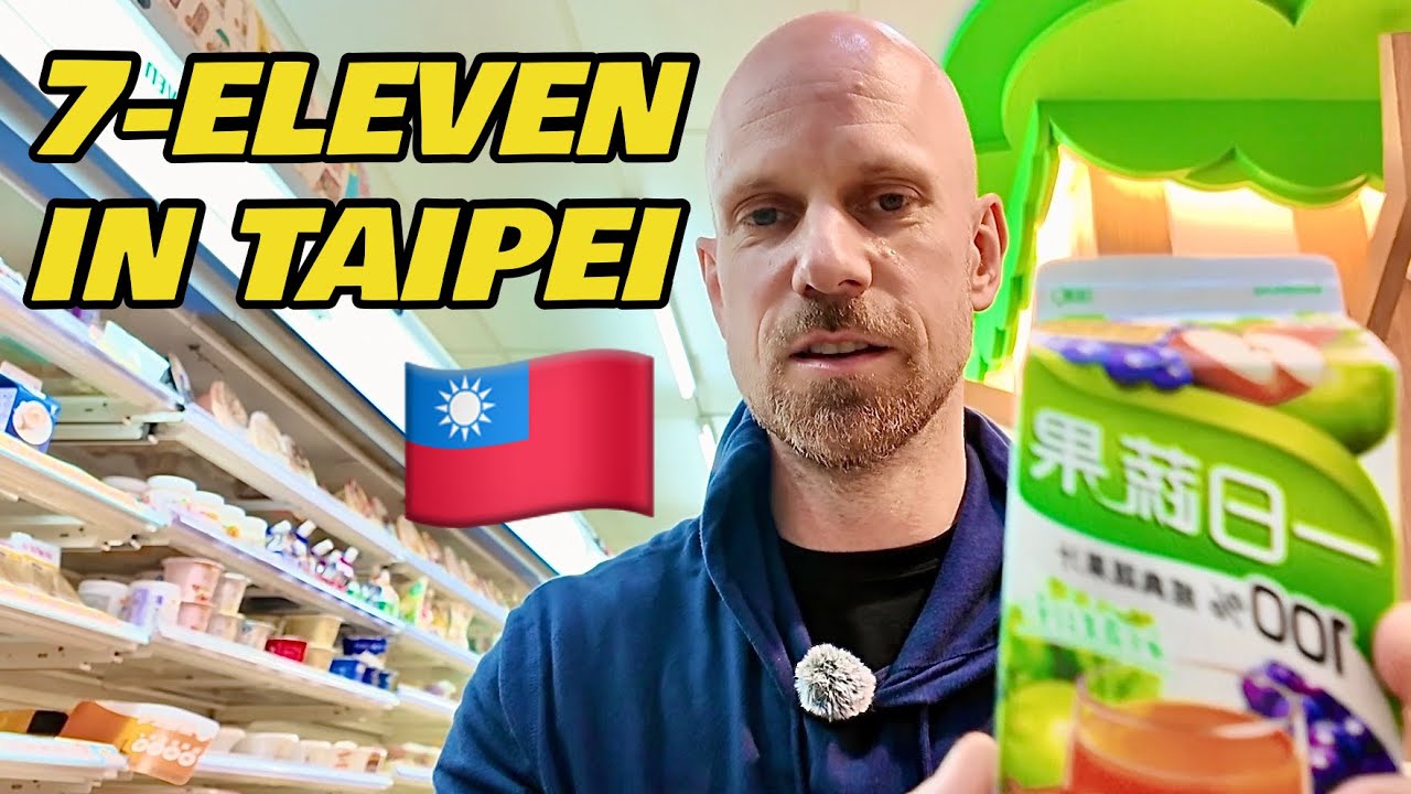 Eating at 7-Eleven in Taipei, Taiwan 🇹🇼