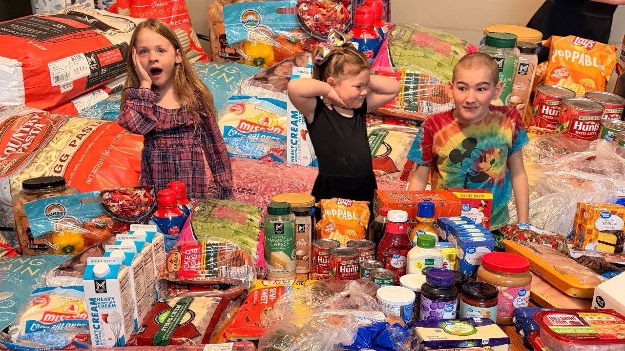 🛒 2 Week Large Family Grocery Haul | Sam’s Club + Walmart Pickup | Stocking Up for a Big Family!