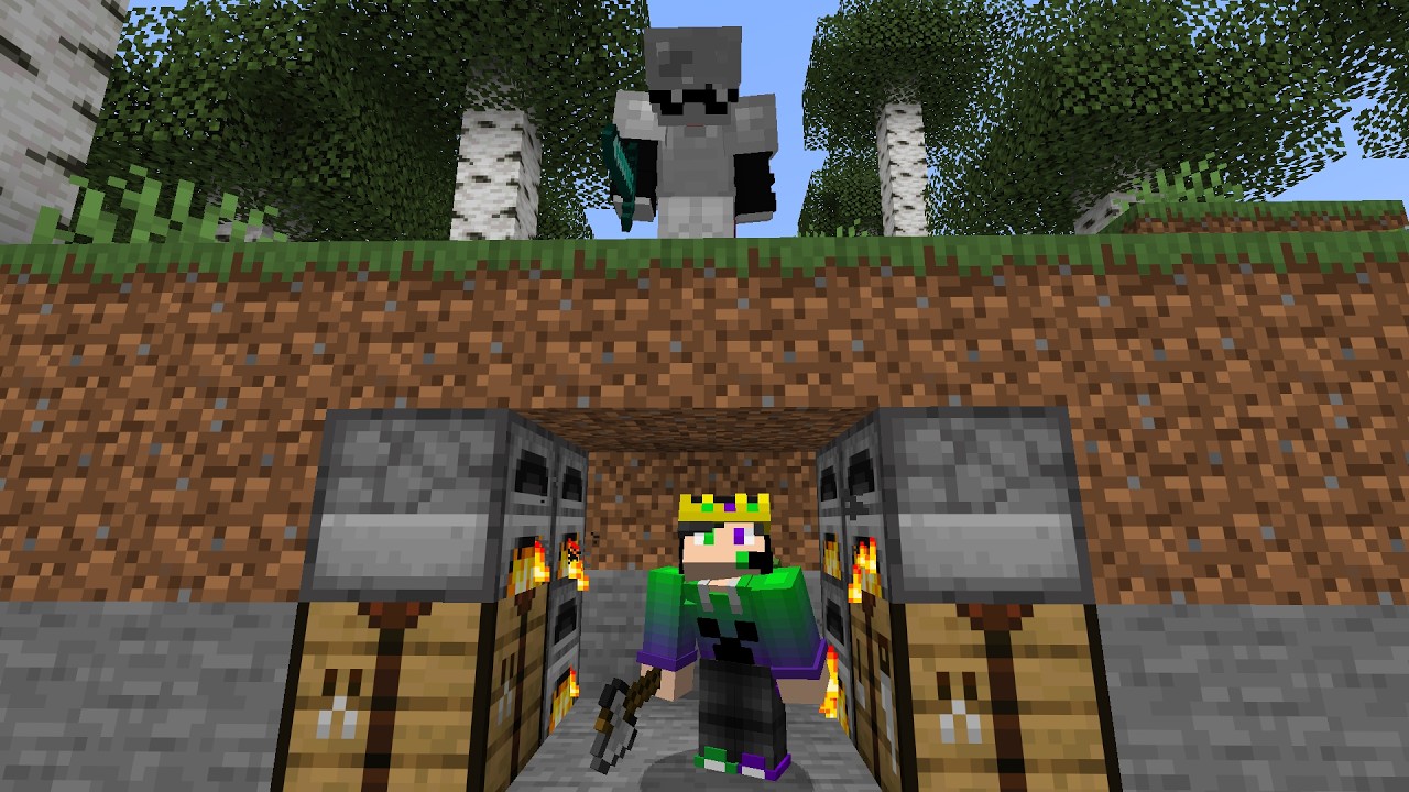 Minecraft Manhunt : 1 Speedrunner VS 1 Hunter #2