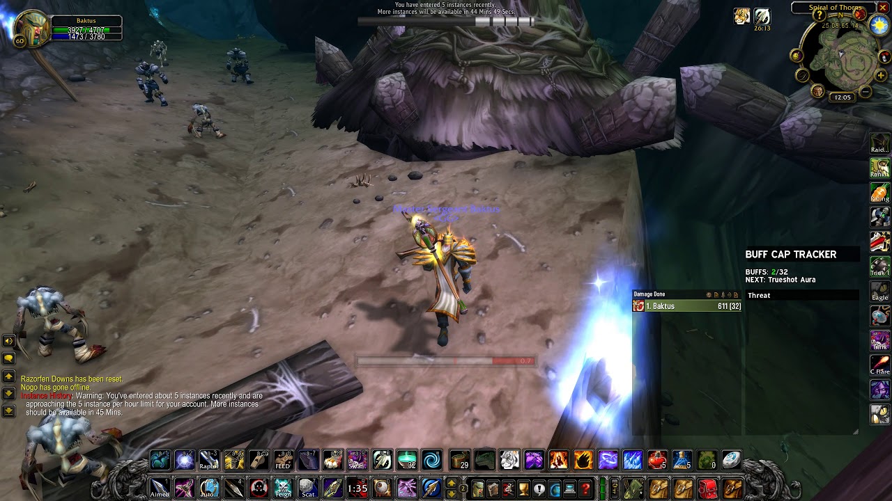 Hunter Solo Farm Coldrage Dagger RFD WoW Classic