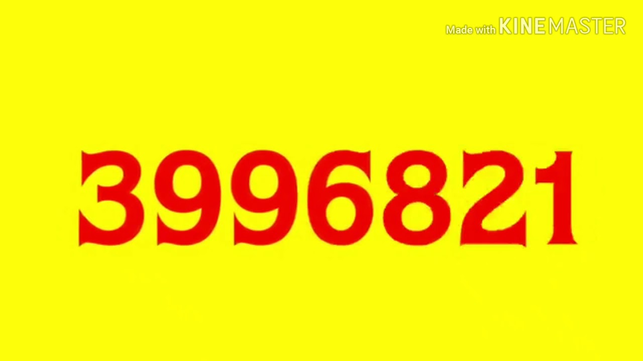 Numbers 1 to 10000000