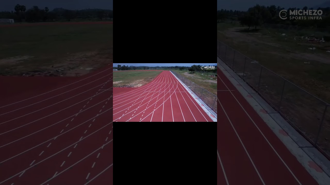 Synthetic athletic track at Periyar University, Salem #athleticsindia #trackandfield