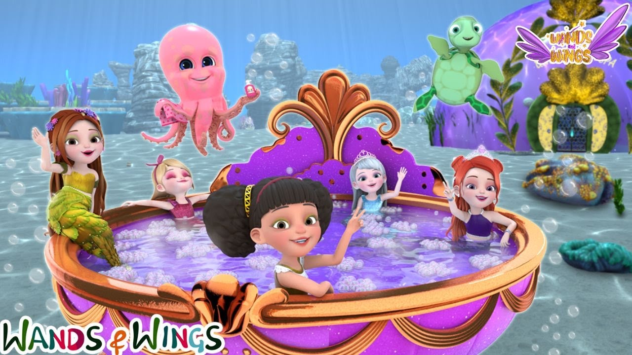 Underwater SPA DAY | Mermaid Spa Party | Nursery Rhymes - Wands & Wings