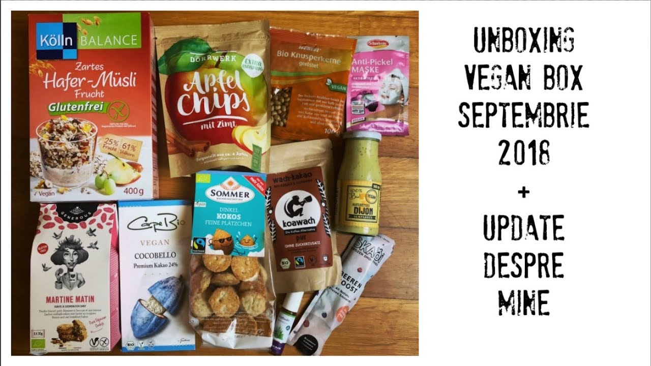 Unboxing Vegan Box Septembrie 2018