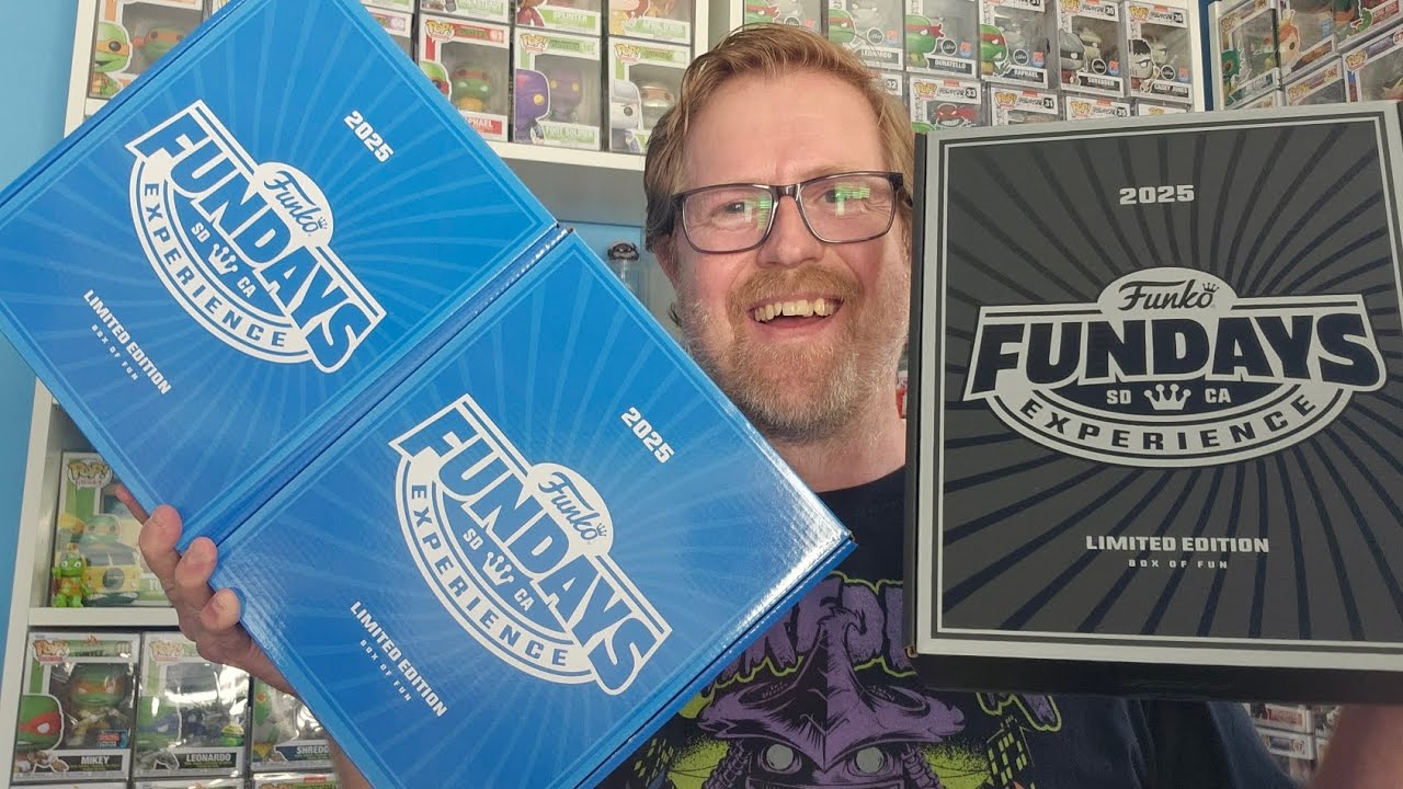 Opening 3 Funko Fundays 2025 box of fun. I got an in person box!!!