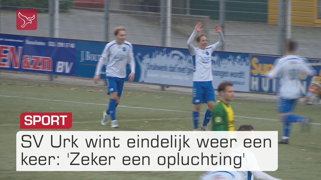 SV Urk door 2-3 winst op SV Huizen uit neerwaartse spiraal | Omroep Flevoland