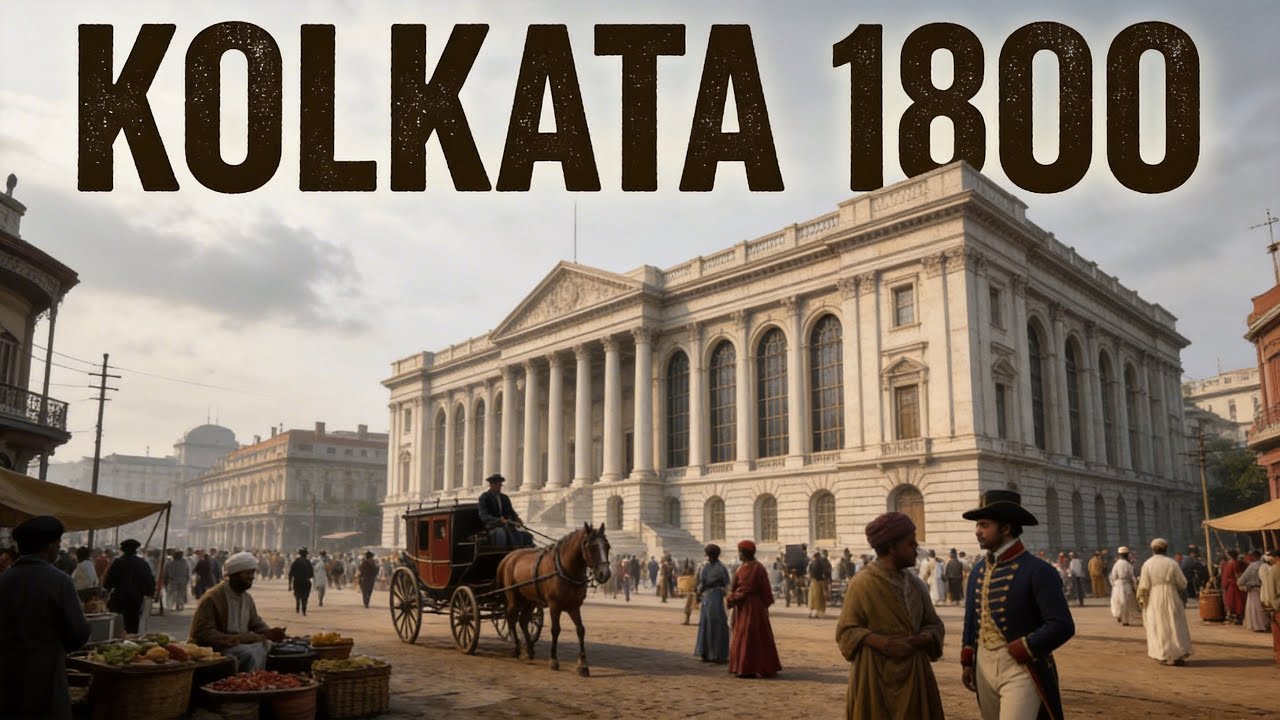 Kolkata in 1800: AI Reconstruction of British-Ruled Calcutta