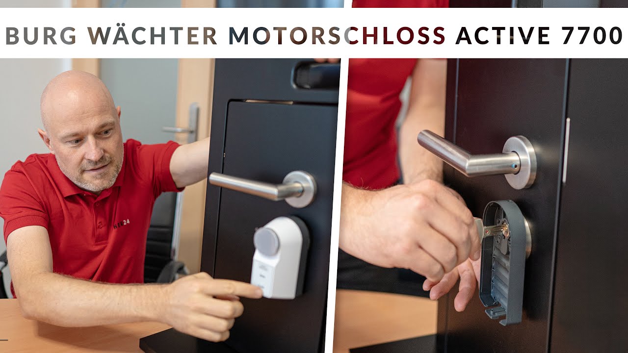 BURG-WÄCHTER secuENTRY active 7700 - Ersteinrichtung des smarten Motorschlosses