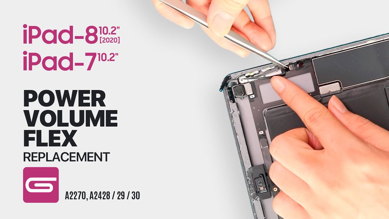 iPad 8 10.2 Power Volume Flex Replacement | iPad 7