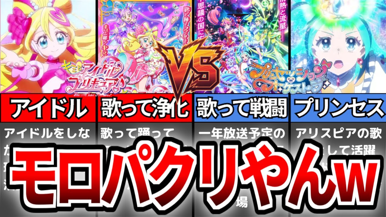 【ニチアサ】プリキュアのパクリアニメ・プリオケとは一体何者なのか【プリンセッションオーケストラ解説】【シンフォギア】【ゆっくり解説】【プリキュア解説】
