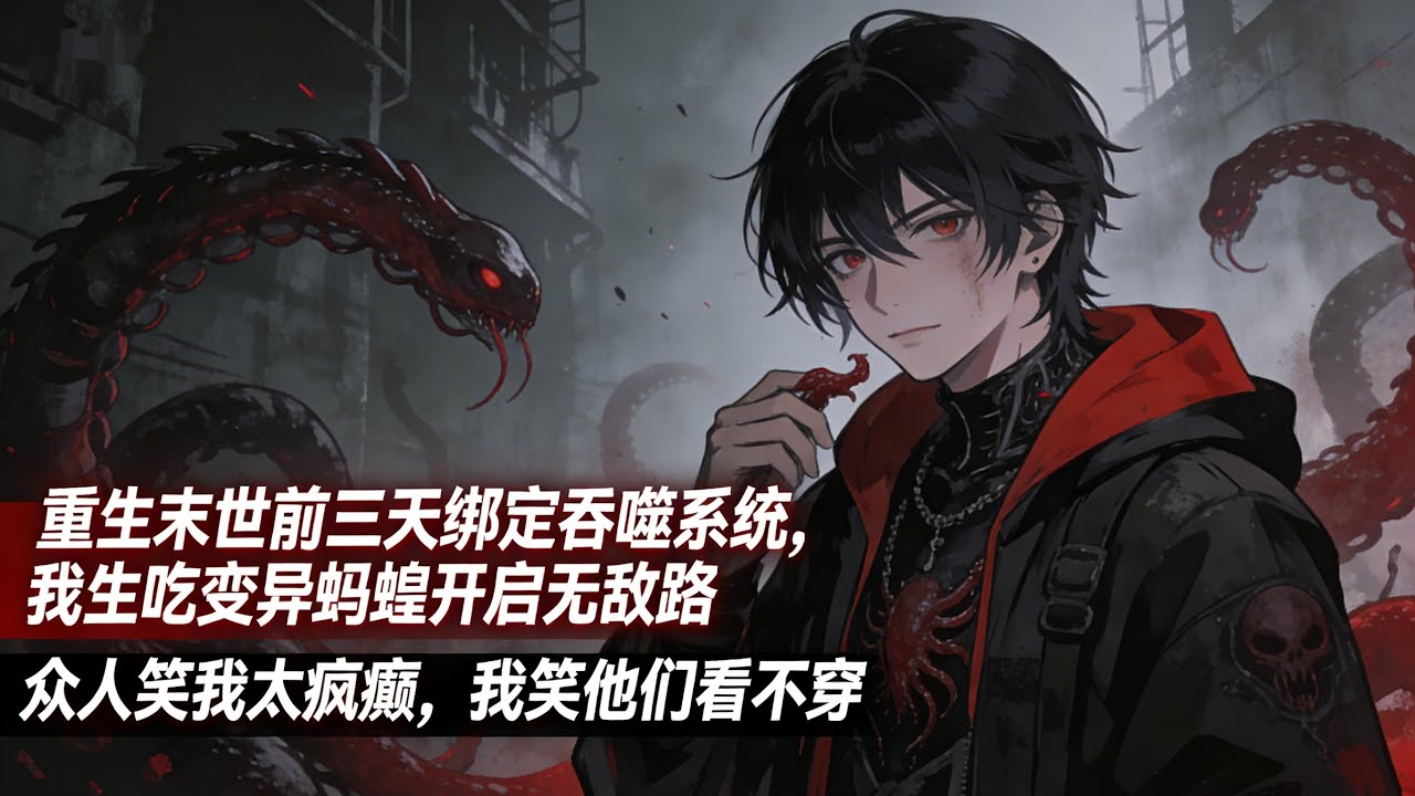 重生末世前三天绑定吞噬系统，我生吃变异蚂蝗开启无敌路。众人笑我太疯癫，我笑他们看不穿。#小說推薦 #小說 #動漫 #劇情 #漫畫
