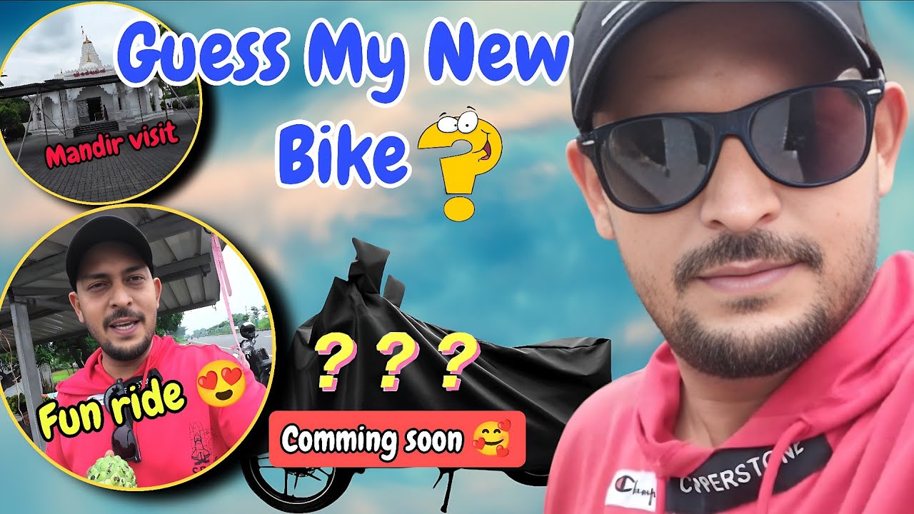New Bike Coming Soon 🏍️ || Mandir Visit  And Local Market Ride 🤩