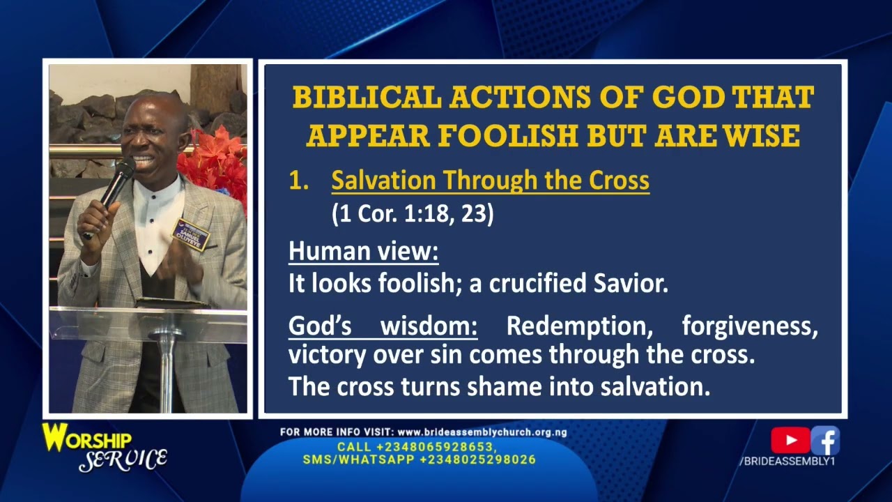 THE FOOLISHNESS OF GOD PT. 2 SUN. 8TH FEBRUARY 2026 BRO. SAMUEL OLUYEYE