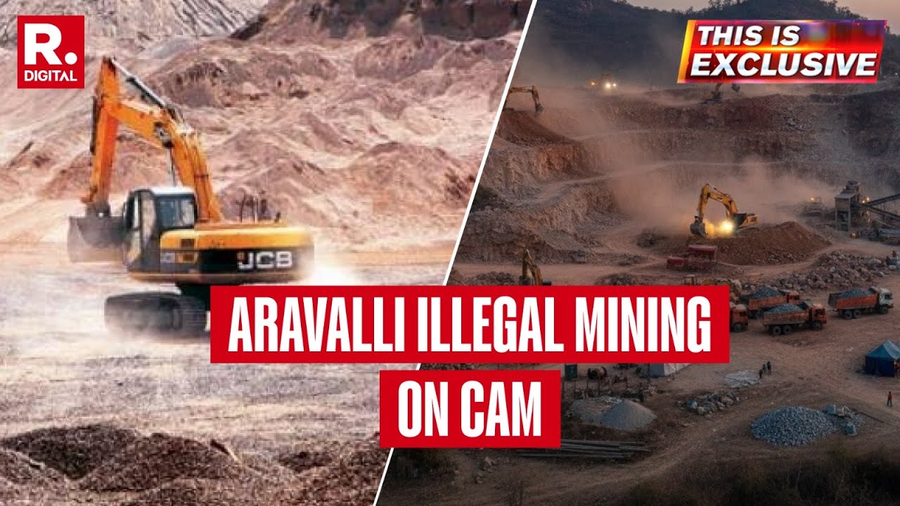 This Is Exclusive: Aravalli Illegal Mining Caught On Cam | Republic Investigation
