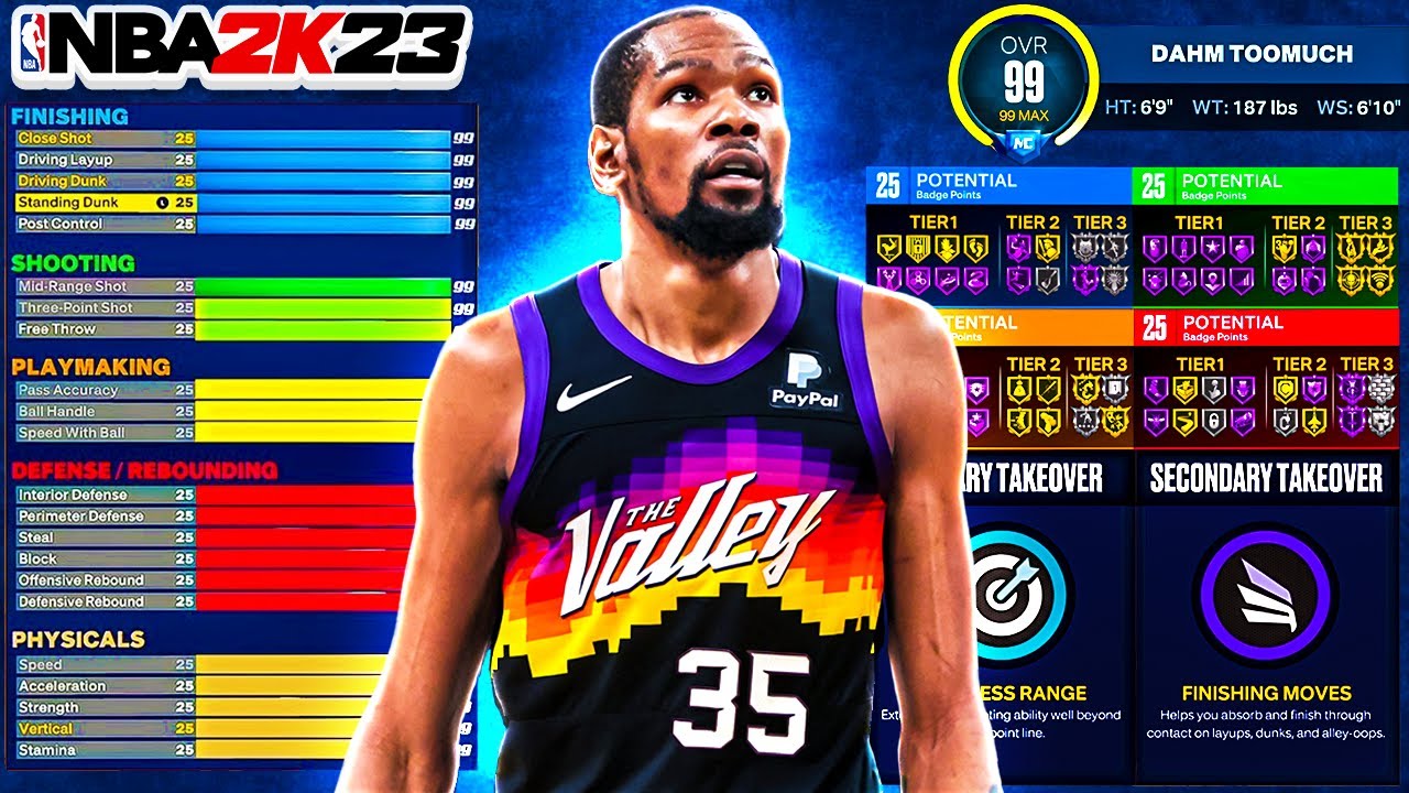 The BEST 6’9 DEMIGOD Build in NBA 2K23! 92 3PT, 92 DUNK + INSANE DEFENSE!