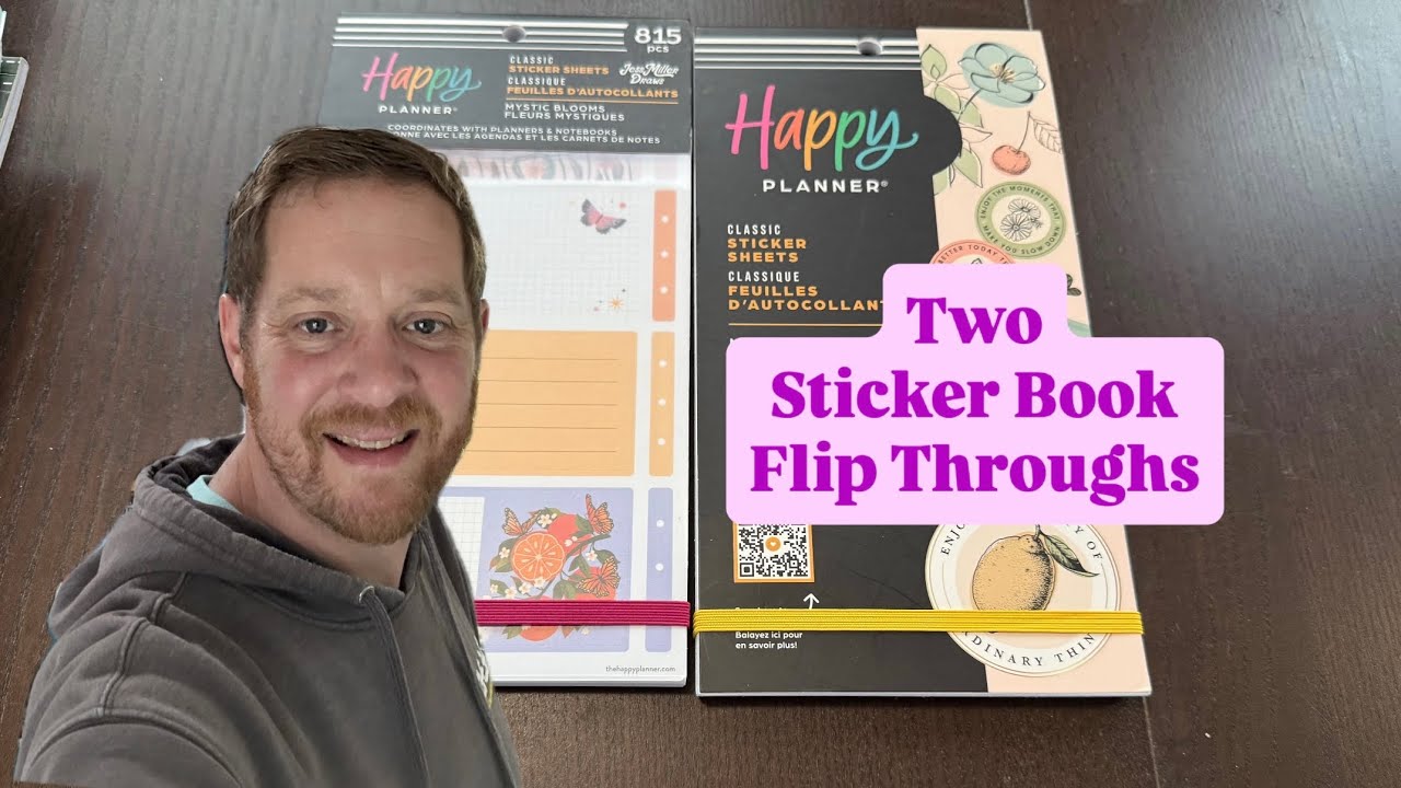 Two Sticker Book Flip Throughs
